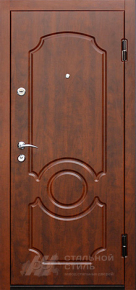 Дверь с зеркалом №4 с отделкой МДФ ПВХ - фото
