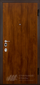 Дверь с зеркалом №6 с отделкой Ламинат - фото